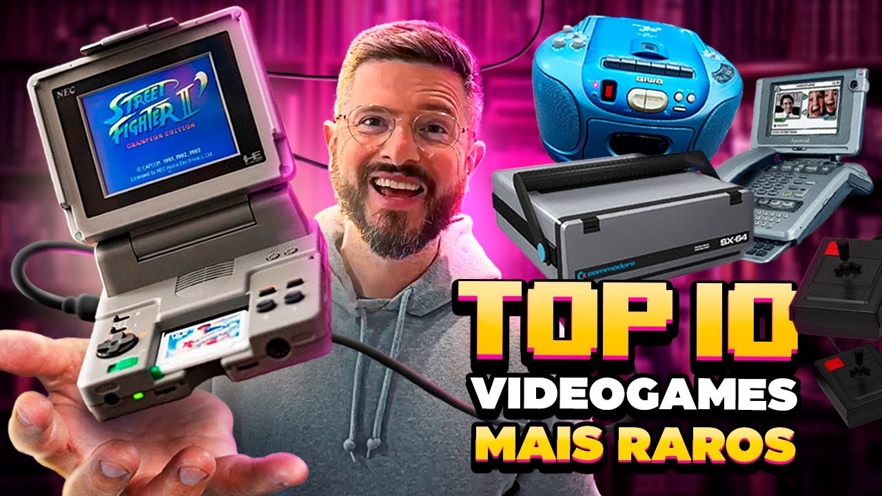 Os 10 videogames mais raros da minha coleção
