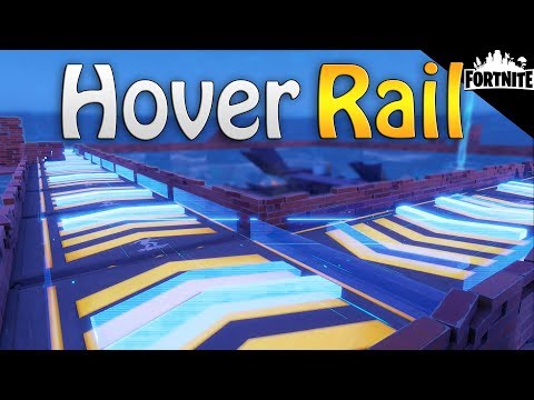 FORTNITE - Fastest Ways To Travel Around The Map (How To Bhop On Hoverboards And Build A Hover Rail) Video