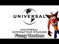 Universal Interactive Studios Logos From Crash Bandicoot Funny Version