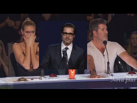 Brad Pitt singing in America's Got Talent 2017