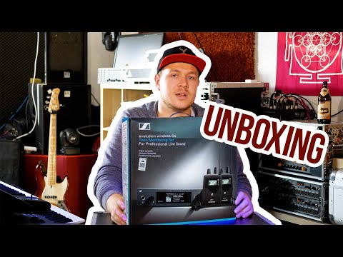 Unboxing Sennheiser ew IEM G4 Monitoring Set