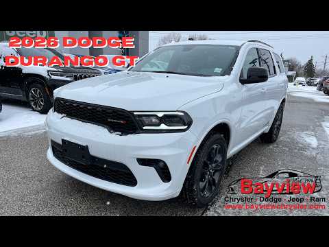 2026 Dodge Durango in White for sale at Bayview Chrysler Dodge Jeep Ram in Sarnia, ON