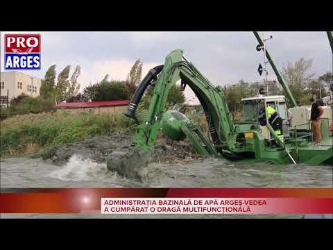 ADMINISTRAȚIA BAZINALĂ DE APĂ ARGEȘ-VEDEA A CUMPĂRAT O DRAGĂ MULTIFUNCȚIONALĂ