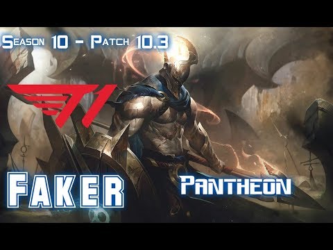 T1 Faker PANTHEON vs VIKTOR Mid - Patch 10.3 KR Ranked