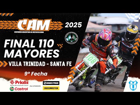 110cc Mayores - FINAL COMPLETA - 9a Fecha - CAM Villa Trinidad 2025
