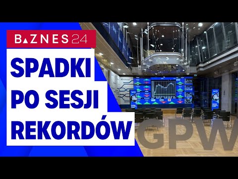 Czwartek zaczął się spadkami na GPW