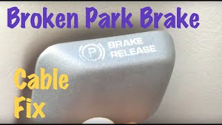 1995 - 2002 OBS GM Truck Parking Brake Release Cable (at Handle) Repair (Chevy & GMC)