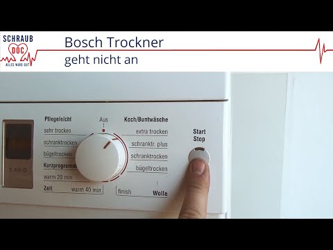 Bosch / Siemens Trockner geht nicht mehr an oder im Betrieb einfach aus - Display ist dunkel