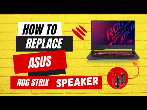 Replacement Left & Right Speaker Set For ASUS ROG G531GT, G531GW, G531G, G731 Series Laptops - 4-Pin Connector