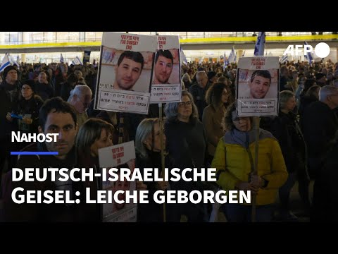 Leiche von deutsch-israelischer Geisel aus dem Gazastreifen geborgen | AFP