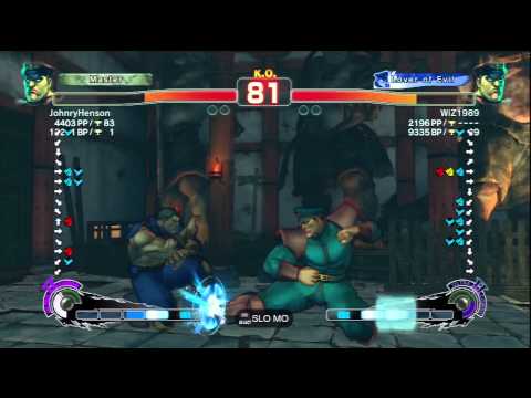 JohnryHenson (M.Bison) Vs WiZ1989 (M.Bison) SSF4 AE Ranked Matches - PSN
