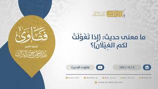 صورة ما معنى حديث: (إذا تغولت لكم الغيلان)؟- الشيخ عبدالرحمن البراك (11803)