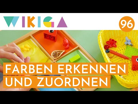 FARBEN ERKENNEN UND ZUORDNEN | WIKIGA - Wie im Kindergarten