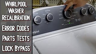 How to do a Whirlpool Washer Recalibration and More - Whirlpool Washer Troubleshooting Tutorial