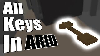 How to get ALL keys in Arid - Unturned Arid Key Guide