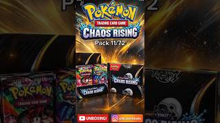 Ripping pack 11/72 of Pokemon Chaos Rising! #pokemon #chaosrising #pokemontcg #rippingpacks
