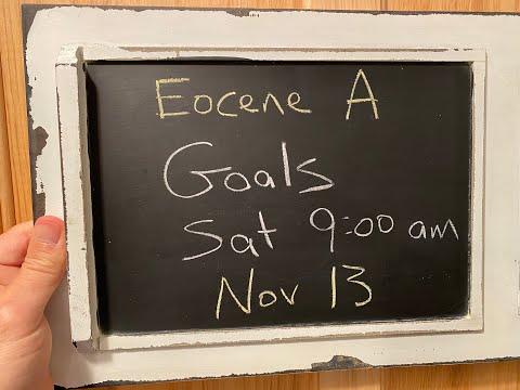 Eocene A - Goals