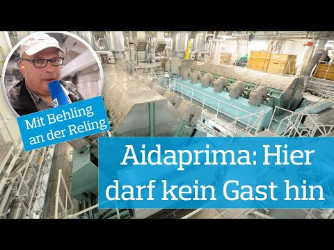 Aidaprima: Der Maschinenraum von innen