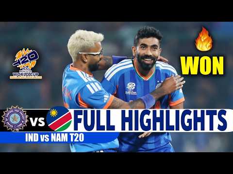 India vs Namibia Full Highlights Icc T20 World Cup Match 2026 | Ind Vs Nam Highlights