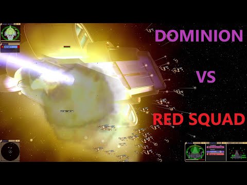 Dominion Battleship VS Red Squad | Dominion's Perspective | Star Trek Bridge Commander Battle |