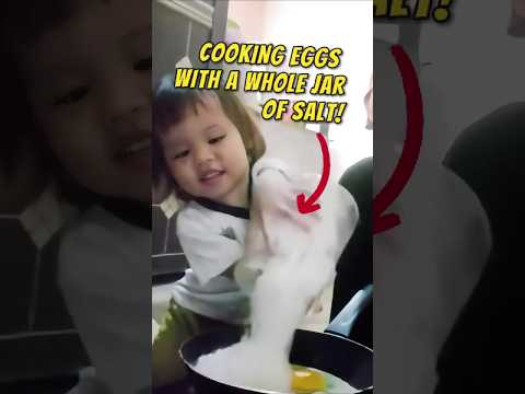 😱 OMG! She Used a Whole Jar of Salt for One Egg!  | Cooking Fail Gone Viral