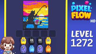 Pixel Flow Level 1272 Solution Walkthrough