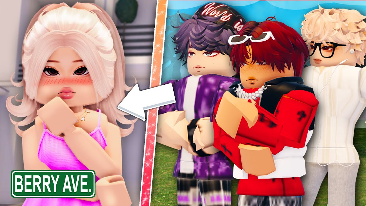 THREE FAMOUS GUYS Fighting for the Girl Next Door | Berry Avenue Roleplay Story