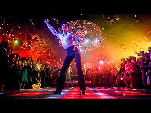 Os Melhores Movimentos de Travolta em Os Embalos de Sábado à Noite (melhores cenas) 🌀 4K