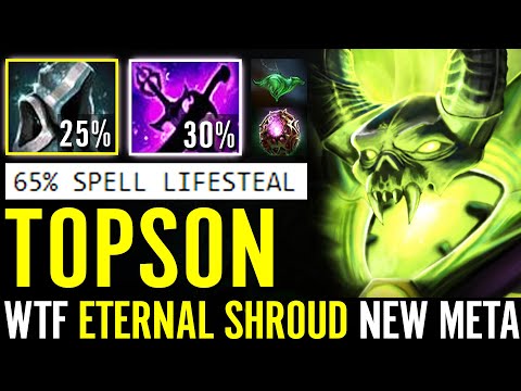 TOPSON [Pugna] ETERNAL SHROUD NEW META!!? 65% Spell LifeSteal Crazy NEW STYLE Dota 2 Pro MID Guide