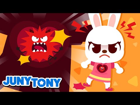 Tem Um Monstrinho No Meu Coração 😡😄 Canção dos Sentimentos para Crianças | JunyTony em Português