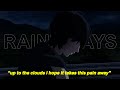 Chyde Parker Jack RAINY DAYS Lyrics
