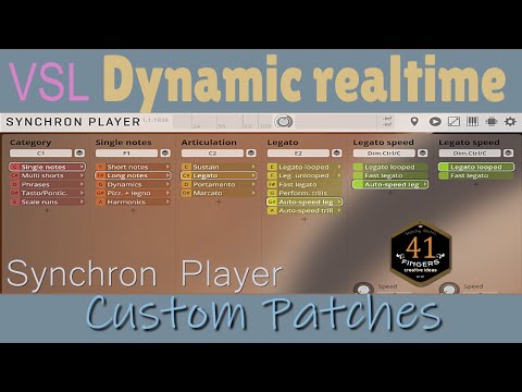 VSL Synchron Player  Creating Realtime Dynamic Presets