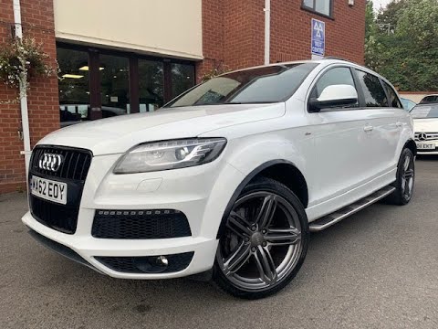 2012 62-Reg Audi Q7 3.0 TDI S-Line + Auto Quattro,83,000 miles £17995