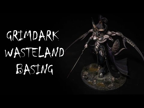 How to make simple Grimdark Wasteland bases