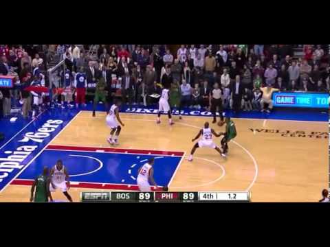 Rajon Rondo Miss in Regulation vs. Philadelphia December 7, 2012
