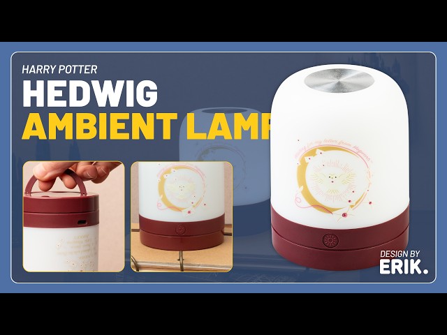 Vídeo relacionado con Geschenkelampe Lámpara de regalo personalizada Hogwarts Hedwig Owl con impresión UV de alta calidad, visión 3D, luz LED nocturna, regalo de cumpleaños, lámpara de mesa (estándar)