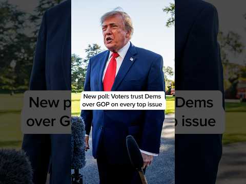 New poll: Voters trust Dems over GOP on every top issue
