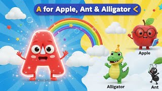 Let's Learn Abc | Learn Alphabets | A to H Alphabets for kids | Learning vedios for kids