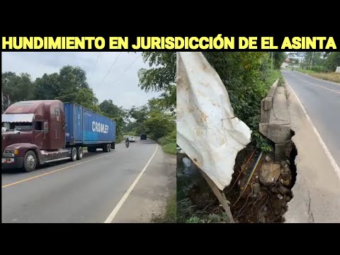 SE REPORTA UN GRAVE SOCAVAMIENTO EN LA ALDEA SIBANA, JURISDICCIÓN DE EL ASINTAL, RETALHULEU GUATE