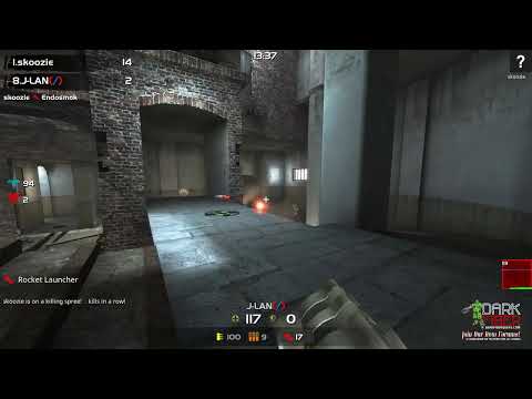 Dark Fiber Live Stream - Quake Live FFA - https://discord.gg/v7bP7WR - Quake Champions