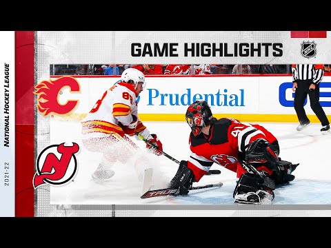 Flames @ Devils 10/26/21 | NHL Highlights