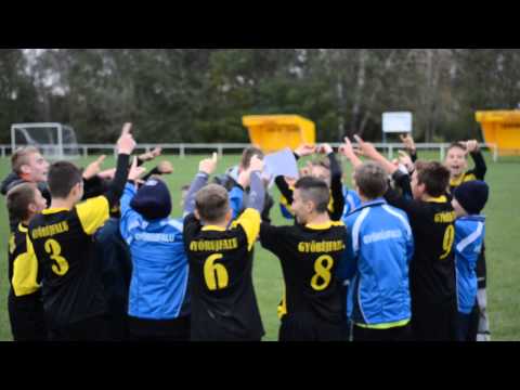 Győrújfalu SE U14 közös éneklés (2014. október 24.)