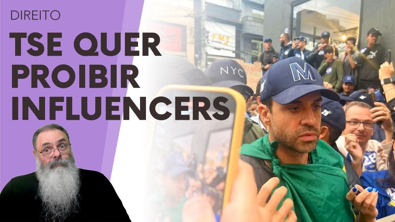 TSE quer PROIBIR INFLUENCERS na ELEIÇÃO sem NENHUM MOTIVO, porque QUALQUER UM pode ser INFLUENCER