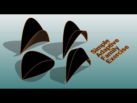 Everyday Revit (Day 364) - Simple Adaptive Family Exercise