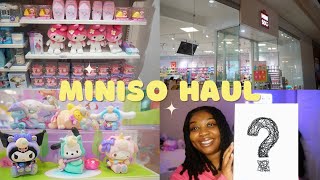 let's go to miniso! | shopping haul, blind boxes, mystery item