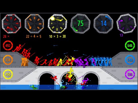 3vs3 Stickman Fight - Marble & Ragdoll battle in Unity