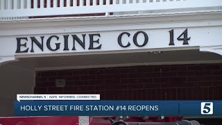 Holly Street Fire Station reopens in Nashville after 2020 tornado