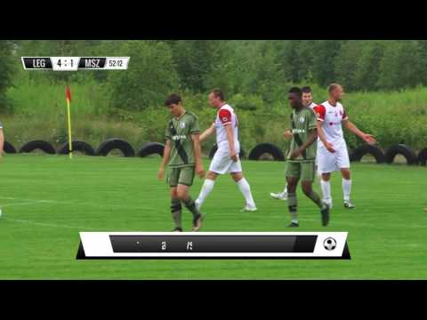 Skrót sparingu Legia II Warszawa-Mszczonowianka Mszczonów.
