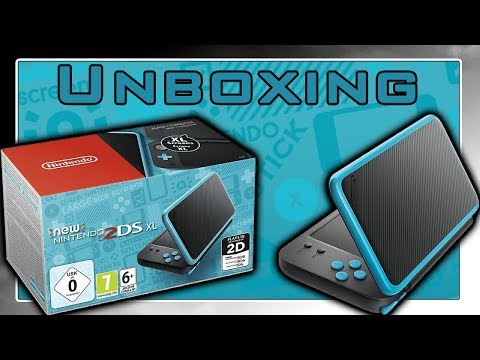 NEW NINTENDO 2DS XL (Schwarz-türkis) UNBOXING IN 4K