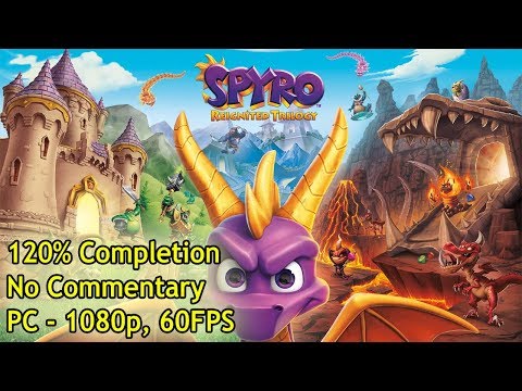 Spyro Reignited Trilogy - Spyro The Dragon 120% Walkthrough (All Dragons, Gems, Eggs, Cutscenes)